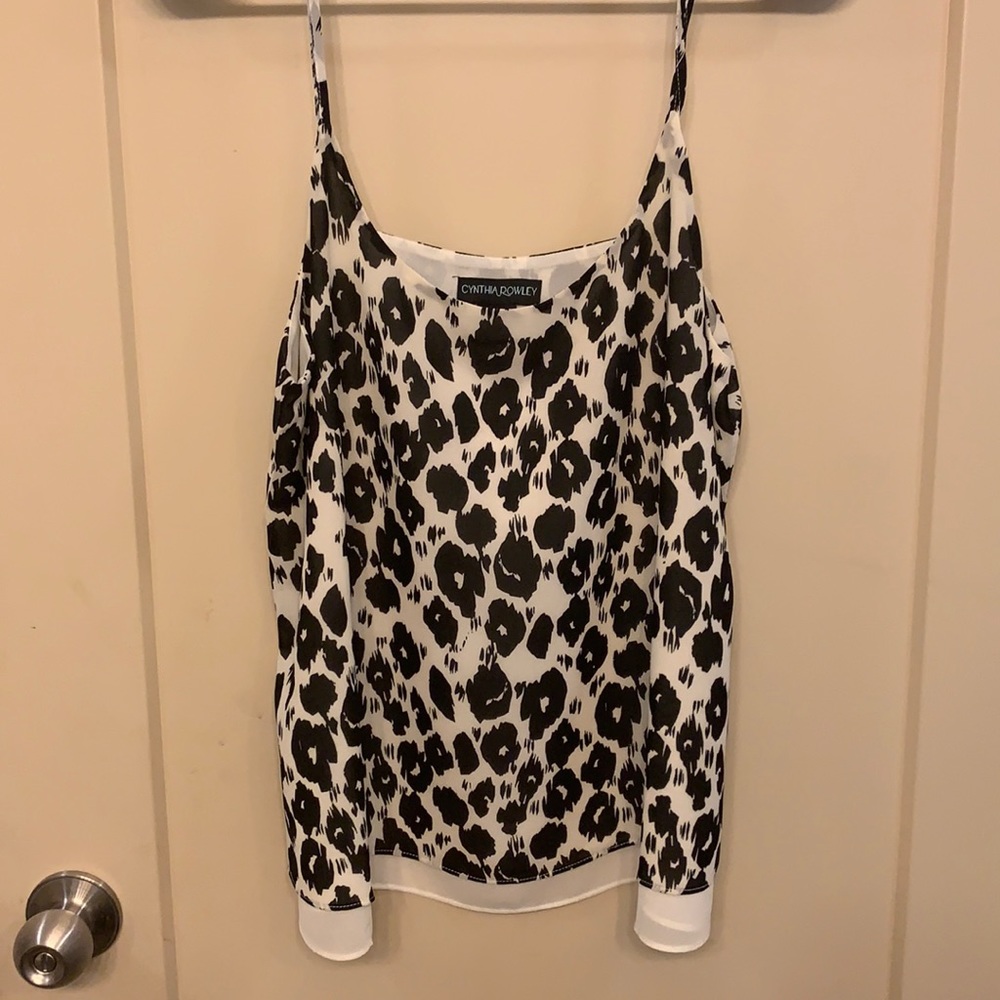 Cheetah print camisole